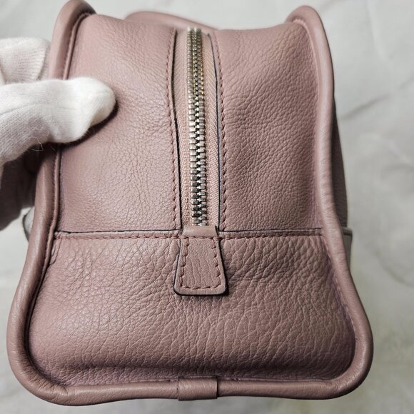 Authentic Loewe Calf Leather Amazona Bag in Mauve - Picture 11 of 16